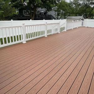 Tarima de <span class=keywords><strong>Madera</strong></span> Compuesta para Exteriores, Fácil de Limpiar, <span class=keywords><strong>Resistente</strong></span> <span class=keywords><strong>al</strong></span> <span class=keywords><strong>Sol</strong></span>, para Jardines - Product Image 5