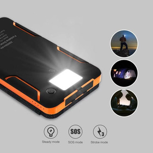Offre Spéciale : Batterie Externe <span class=keywords><strong>Solaire</strong></span> Pliable Haute <span class=keywords><strong>Capacité</strong></span>, Étanche, pour Éclairage Extérieur, <span class=keywords><strong>Chargeur</strong></span> Portable 20000 mAh en Plastique Lithium Polymère - Product Image 3