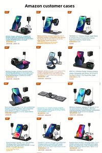 Chargeur sans fil pliable vertical 4-en-1 18W à charge rapide, compatible avec iPhone, écouteurs, montre, iWatch - Product Image 5