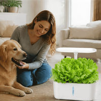 Kit de jardin hydroponique intelligent 3 modules, avec lumière de croissance LED et arrosage automatique, pour la culture de légumes d'intérieur à la maison et en cuisine