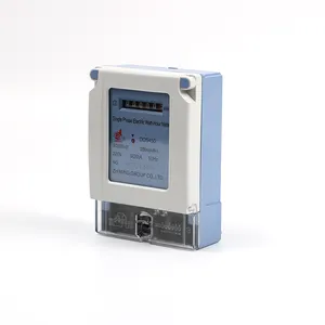 Einzigen Phase RS485 Prepaid Digital Meter Energie Elektrische kwh Meter