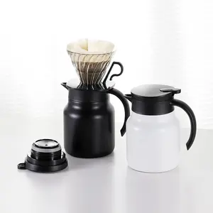 Carafe à café thermique en acier inoxydable 316 à double paroi <span class=keywords><strong>avec</strong></span> filtre à eau amovible Bouteille isolée - Product Image 5