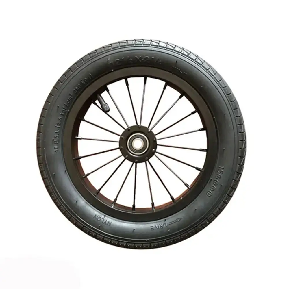 12 1 2x2 1 4 xe đạp lốp thép nói 12 inch khí nén cao su xe đạp bánh xe với hẹp mesh thép nói