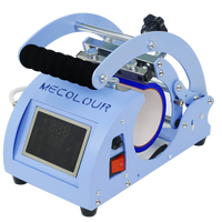 Mecolour-Presse à gobelets bleu clair de 11oz, machine d'impression par sublimation pour gobelets, tasses et bouteilles