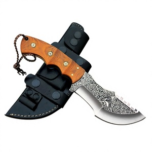 Couteaux de chasse de qualité supérieure 2026, fabriqués à la main en acier au carbone de qualité industrielle, lame fixe, manche en bois, couteaux personnalisables OEM - Product Image 5