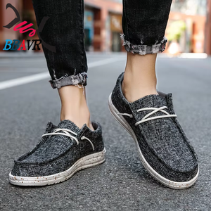 Zapatos Mocasines de Tela de Algodón Talla Grande 39-48, Zapatos para Caminar Ligeros con Forro de Malla Transpirable para Primavera, Verano y Otoño - Product Image 6