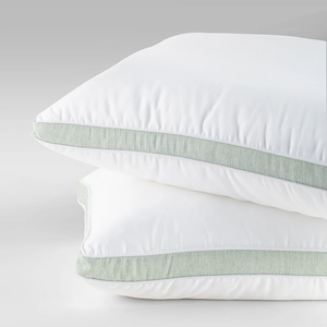 Almohadas de Soporte Cervical Oblongas Saint Glory de Espuma Viscoelástica Sólida 200TC con Diseño de <span class=keywords><strong>Aloe</strong></span> <span class=keywords><strong>Vera</strong></span>, Amigables con la Piel, Anti-Ronquidos y Ecológicas - Product Image 4