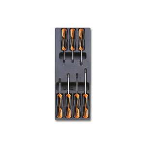 BETA - 024240207 Plateau thermoformé dur avec tournevis Beta Grip pour Torx inviolable®Vis à tête (7 pièces) - Product Image 1