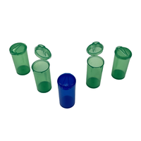 Nouveau modèle de mini poubelle à rabat en plastique PP contenant de poudre, utilisé pour les cosmétiques, emballage d'échantillon mini pot
