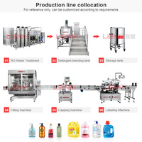 Ligne de production automatique droite, machine de remplissage de lotion cosmétique, machine de remplissage de bouteilles de crème liquide, équipement de capsulage