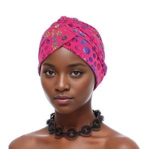 2025 Multi couleur nouveau africain Auto <span class=keywords><strong>Gele</strong></span> Headtie <span class=keywords><strong>Aso</strong></span> <span class=keywords><strong>Oke</strong></span> Nigeria foulard Turban casquette femmes musulman Hijab Bonnet chapeaux de fête de mariage - Product Image 4