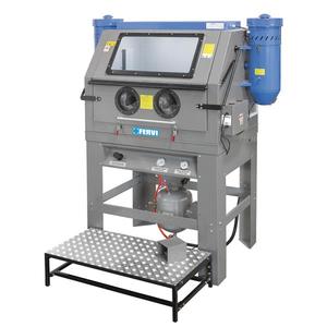 Equipo de Taller, Maquinaria de Tratamiento y Acabado, MÁQUINA DE CHORREADO A PRESIÓN FERVI CON 2 UNIDADES DE EXTRACTOR - Product Image 1