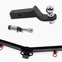 Dropshipping 6000lbs Steel Strengthen Towbar Exterior Accessory Parts for Caravan and Boat Tow Replacement Original Bumper