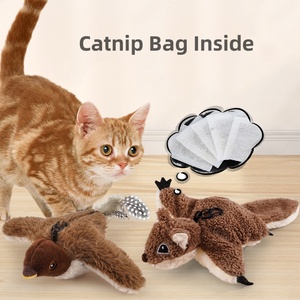 Juguete para Gatos con Alas Móviles Recargable por USB, Juguete Interactivo de Felpa con Forma de Murciélago, Juguete Automático para Gatos con Sonido, Juguete Volador con Bolsa de Catnip - Product Image 3
