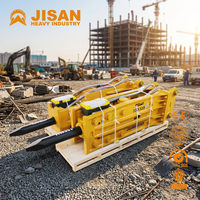 Ciseaux hydrauliques JISAN pour excavatrice, 140 mm, pour l'exploitation minière et la démolition