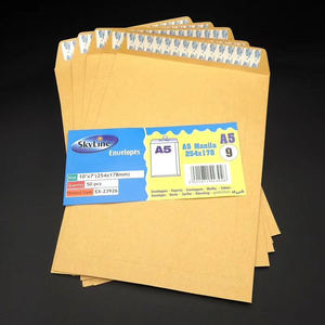 Papier kraft A4 <span class=keywords><strong>C4</strong></span> <span class=keywords><strong>Enveloppe</strong></span> blanche unie <span class=keywords><strong>avec</strong></span> ruban adhésif double face - Product Image 2