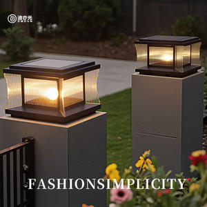 Lámpara Solar para Exteriores, Lámpara de Poste LED para Jardín, Villa, Entrada Rural, Impermeable, Luces Decorativas para Paisaje - Product Image 2
