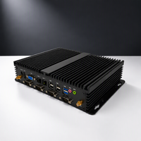 Mini PC industriel sans ventilateur Inter N95 N97 N100 N150 N305 RS232/485 DDR4 3200 Mhz Max 32G Linux Windows 10 11 235*150*52mm