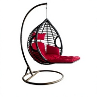 Fauteuil suspendu en rotin pour extérieur, chaise œuf personnalisée pour salon, cour, balcon, patio, hamac de jardin, vente en gros