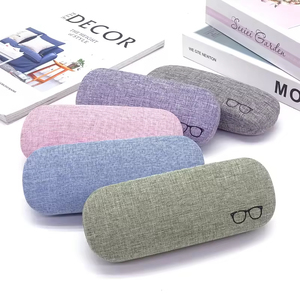 Bán buôn Kính mát bao bì chất lượng cao biểu tượng tùy chỉnh kính trường hợp kim loại kính quang học hộp Eyewear kính trường hợp - Product Image 1