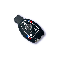 Housse de clé de voiture en silicone pour Mercedes-Benz Classe C G E W213 W205 E200 E260 E300 AMG, coque de protection pour télécommande, accessoires