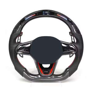 Volant de course personnalisé en fibre de carbone LED pour VW MK8 GTI Scirocco <span class=keywords><strong>Polo</strong></span> GTS <span class=keywords><strong>R</strong></span> <span class=keywords><strong>Line</strong></span> 2018 <span class=keywords><strong>2019</strong></span> 2020 2021 2022 2023 2024 - Product Image 6