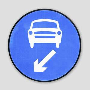 سلامة الشارع عاكس دائرة الألومنيوم الطريق السريع تحذير إشارة مرور الأمان لحركة مرور الطريق - Product Image 2