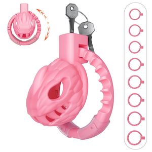 Candado de Plástico Pterosaurio con Ojo de Caballo para Hombre, Jaula para Pene, Abstinencia, SM, Alternativa Sexual para Adultos - Product Image 1