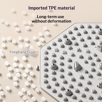 Tapis d'acupression pour massage des pieds à vitesse ultra-lente, débloquant les méridiens, médecine traditionnelle chinoise, acupression des orteils, usage intérieur