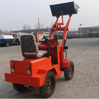 Mini-Radlader Kompaktes Design Kleine Maschine Hoflader Landwirtschaftlicher Radlader Frontlader