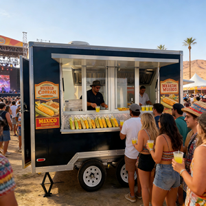 Carritos de Comida Móviles para Helados y Café, Camiones de Comida Móviles para la <span class=keywords><strong>Venta</strong></span> de Helados - Product Image 3