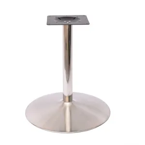 Wholesale Hotel Restaurant Hardware Good Quality Table Base Electroplating Legs Iron Metal Table Leg