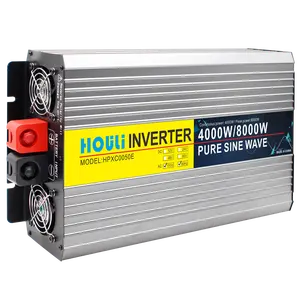 Araba için HOULI güç inverteri 12v ac 110 8KW 6KW 5KW saf sinüs dalga invertör Inversor De Corriente Para oto 12v Ac 110 Para Hog