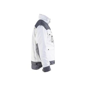 BLAKLADER - 486519001094XXXL Veste doublée de peintre Blanc/Gris-VESTES DE TRAVAIL EAN 7330509287521 - Product Image 4