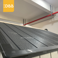 Abri de jardin en plastique DIBIBI Factory OEM&ODM de 1,8 m avec toit en chevrons, porte double verrouillable, écologique