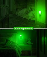 ZHILAI Mini capteur de lumière verte ABS, économie d'énergie, réglage de la luminosité, variateur d'intensité, moderne, certifié FCC, CRI 80 LED