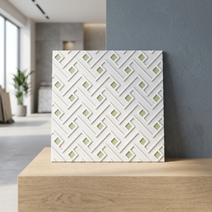 Azulejos de Cerámica Asiática de Alta Calidad, 5mm, 300x300mm, Acabado Mate Antideslizante, Efecto 3D, para Uso en Exteriores, Baños y Pasillos - Product Image 1