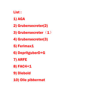 Haoshi 10 Piezas Herramientas de Cerrajería para <span class=keywords><strong>Cajas</strong></span> <span class=keywords><strong>Fuertes</strong></span>, Versión Europea, AGA Grubersecreter Ferimax1 DepritguberD+G <span class=keywords><strong>ARFE</strong></span> FAC4+1 - Product Image 4