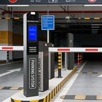 Système de stationnement aéroportuaire SEWO avec reconnaissance de plaques d'immatriculation pour un passage rapide en cas de fort trafic