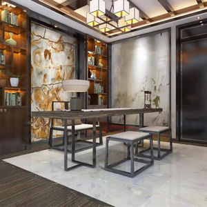 Losa de cuarcita de impresión <span class=keywords><strong>Roma</strong></span> azul imperial exótica de cuarcita azul profundo Natural Popular para decoración de interiores - Product Image 2