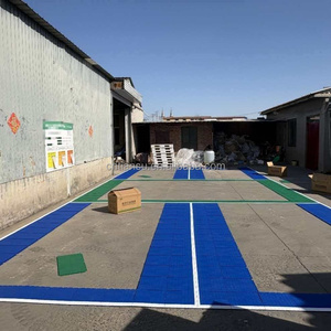 Suelo Exterior Multicolor, <span class=keywords><strong>Cancha</strong></span> Deportiva, Pista para Jardín <span class=keywords><strong>de</strong></span> Infancia, Suspensión Entrelazada <span class=keywords><strong>de</strong></span> TPE, Baldosas <span class=keywords><strong>de</strong></span> Suelo Ensamblables - Product Image 3