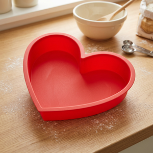 Moule à gâteau en silicone en forme de cœur, plaque de cuisson antiadhésive à démoulage facile pour coffrets cadeaux, pâtisseries, anniversaires et desserts romantiques - Product Image 5