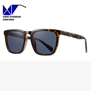 Lunettes <span class=keywords><strong>de</strong></span> soleil <span class=keywords><strong>de</strong></span> luxe à imprimé léopard pour hommes et femmes 2025, montures carrées en TR90, verres polarisés en violet, rouge, marron, bleu, matériau en acétate - Product Image 2