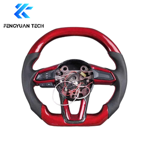 Volante de Fibra de Carbono y Cuero con Base Plana Forjado a Medida para <span class=keywords><strong>Mazda</strong></span> 3 6 CX3 CX5 CX4 CX8 CX9 MX5 CX-<span class=keywords><strong>5</strong></span> <span class=keywords><strong>MX</strong></span>-<span class=keywords><strong>5</strong></span> 2010 2015 <span class=keywords><strong>2018</strong></span> - Product Image 3