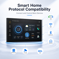 Système domotique KNX, contrôle de l'éclairage de toute la maison, produits domotiques, automatisation de la maison, interrupteur mural intelligent KNX pour hôtel, appartement