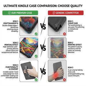 Funda para <span class=keywords><strong>Kindle</strong></span> con Diseño de Patrón Personalizado, Cubierta para Varios Modelos de <span class=keywords><strong>Kindle</strong></span> con Soporte Magnético Extraíble de Múltiples Ángulos - Product Image 2