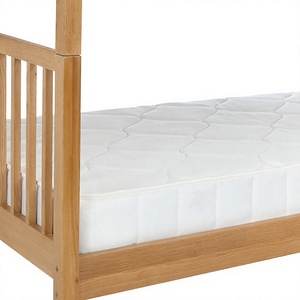Durable Teak Modern <b>Bunk</b> <b>Bed</b> Frame with Customizable Size-<b>Solid</b> <b>Wood</b> Minimalist Furniture - Product Image 3