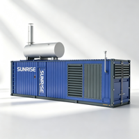 Générateur diesel silencieux 900kW 1000kW 1200kW en conteneur avec ATS, télécommande, synchronisation automatique 50/60Hz pour usage industriel, minier et centre de données