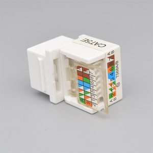 מחבר קיסטון <span class=keywords><strong>RJ45</strong></span> Cat5e ללא כלים, מתוצרת סיטונאית, עם תקן חיווט צבעוני, להתקנה מהירה. - Product Image 3