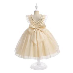 Robe de princesse bouffante en tulle pour enfants, robe de soirée pour filles, tenue de spectacle pour enfants, vêtements de scène formels pour tout-petits - Product Image 1